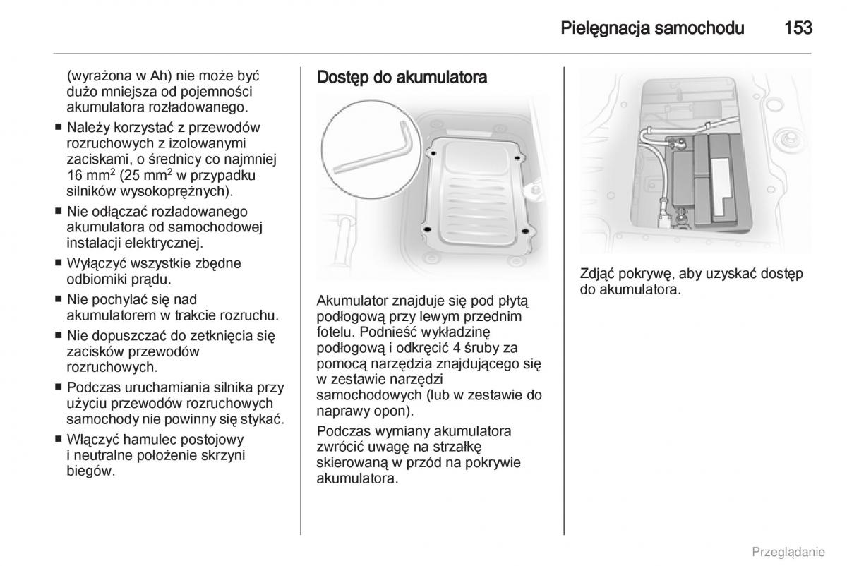 Opel Vivaro I 1 instrukcja obslugi / page 154