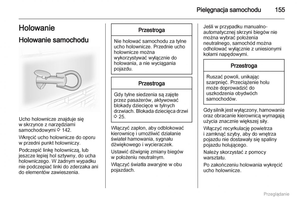 Opel Vivaro I 1 instrukcja obslugi / page 156