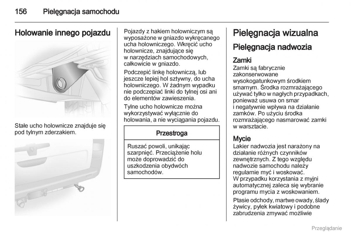 Opel Vivaro I 1 instrukcja obslugi / page 157