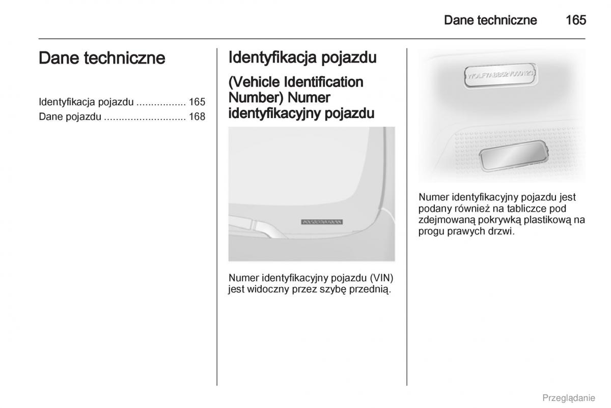 Opel Vivaro I 1 instrukcja obslugi / page 166