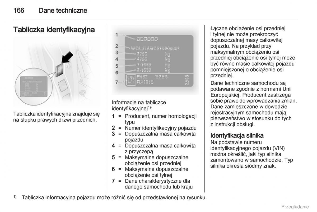 Opel Vivaro I 1 instrukcja obslugi / page 167