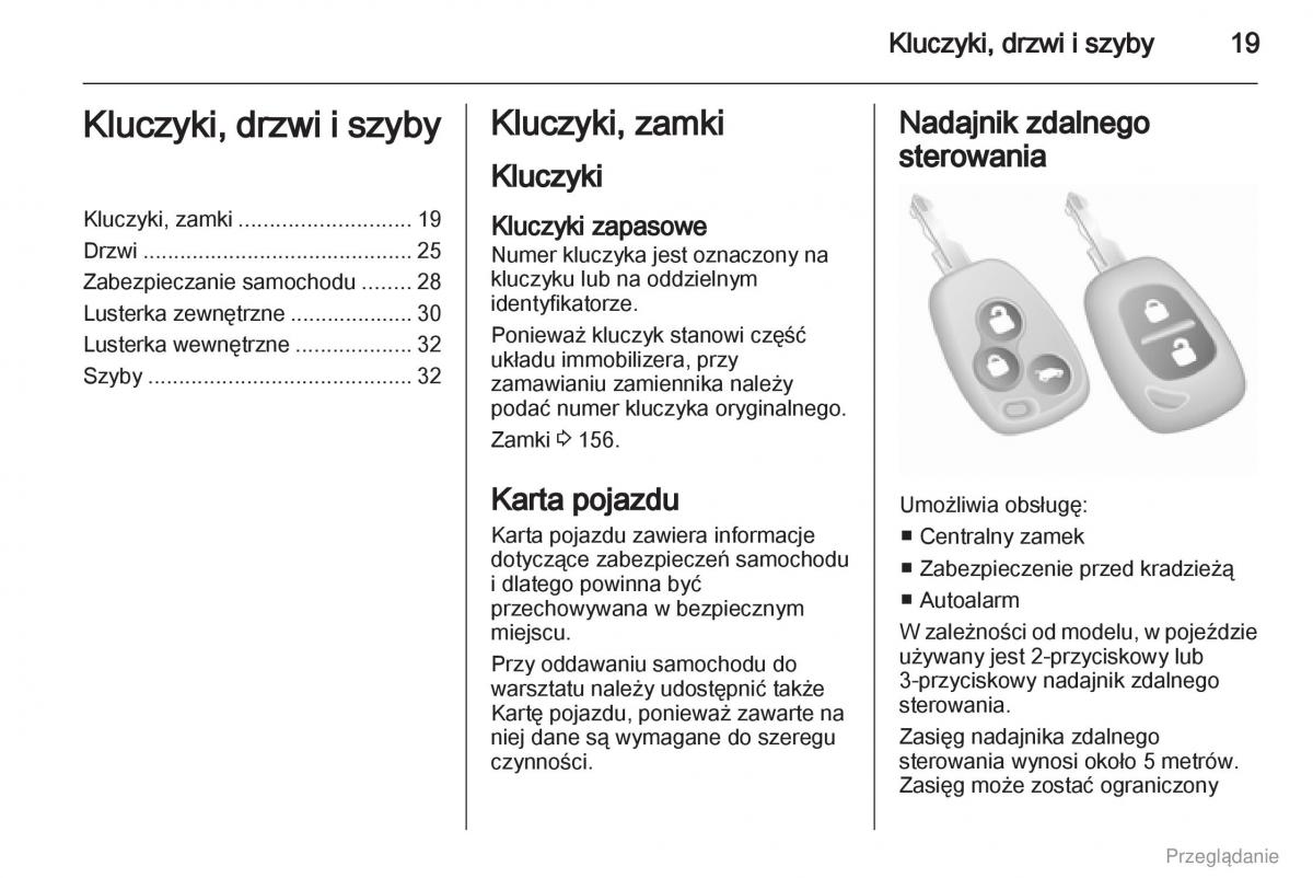 Opel Vivaro I 1 instrukcja obslugi / page 20