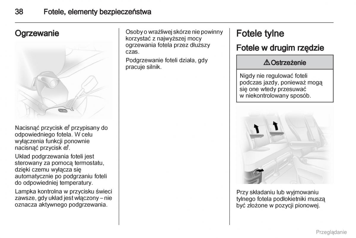 Opel Vivaro I 1 instrukcja obslugi / page 39