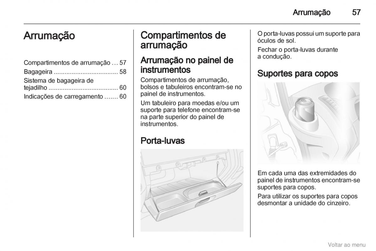 Opel Vivaro I 1 manual del propietario / page 58