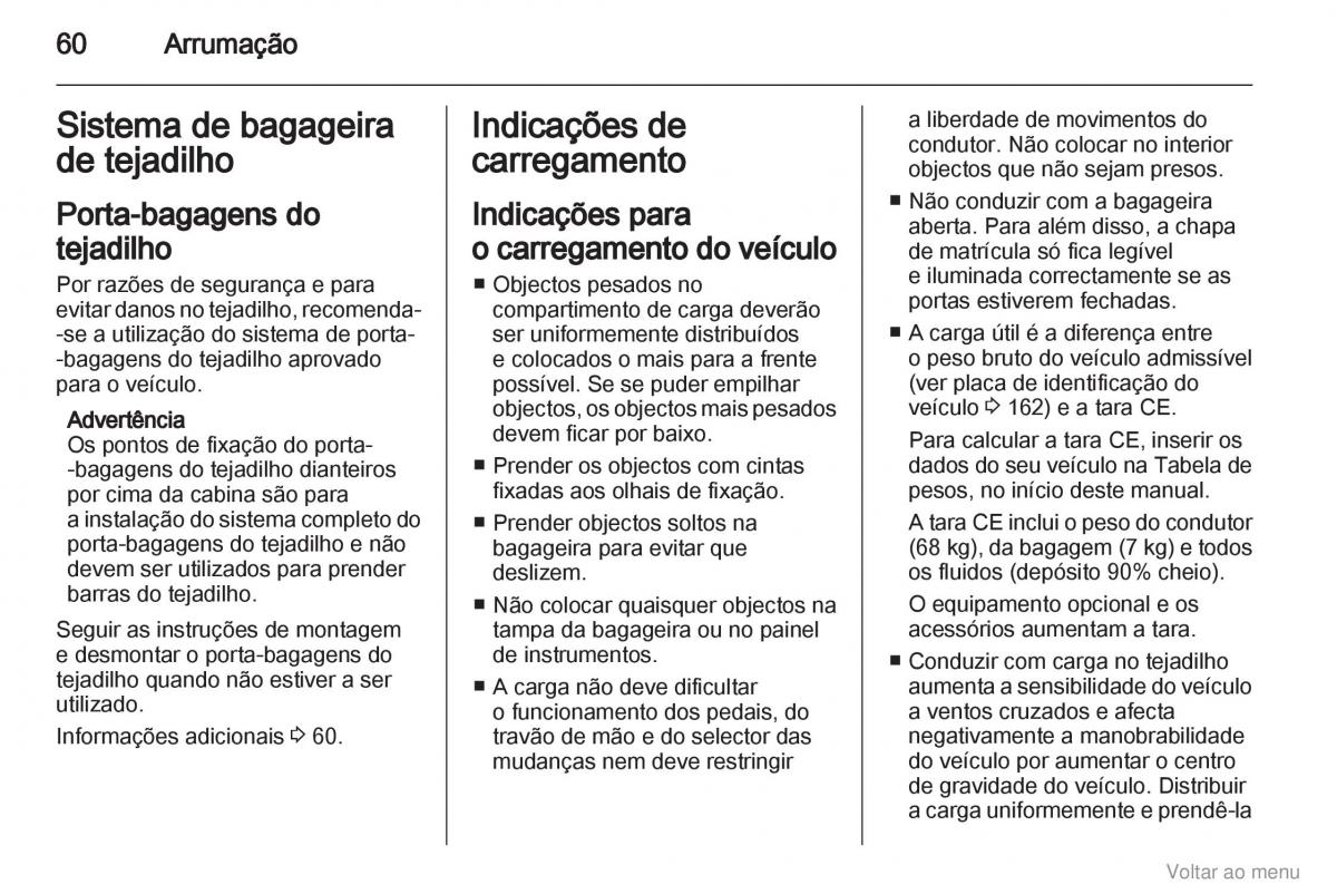 Opel Vivaro I 1 manual del propietario / page 61