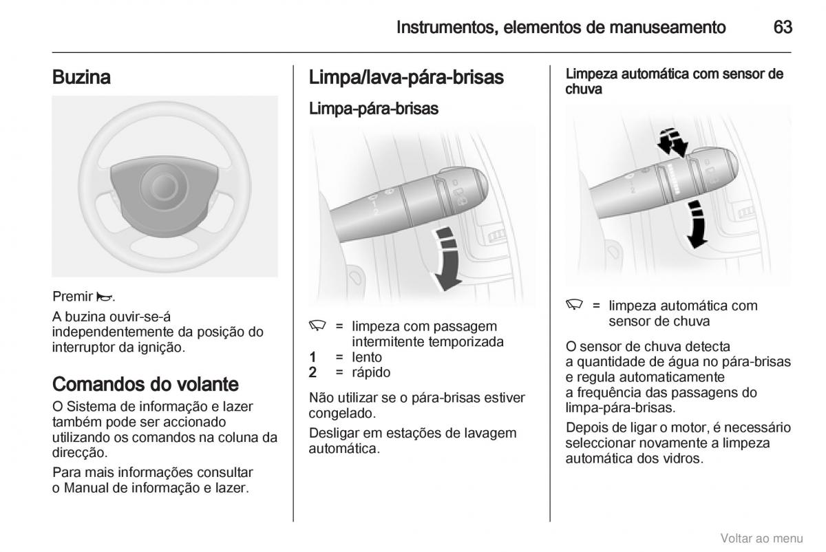 Opel Vivaro I 1 manual del propietario / page 64