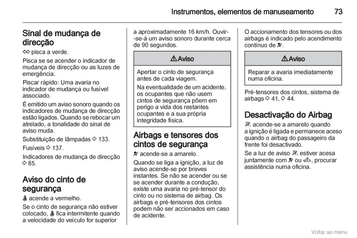 Opel Vivaro I 1 manual del propietario / page 74