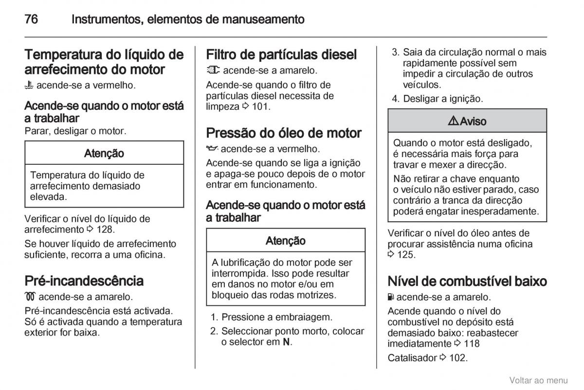 Opel Vivaro I 1 manual del propietario / page 77