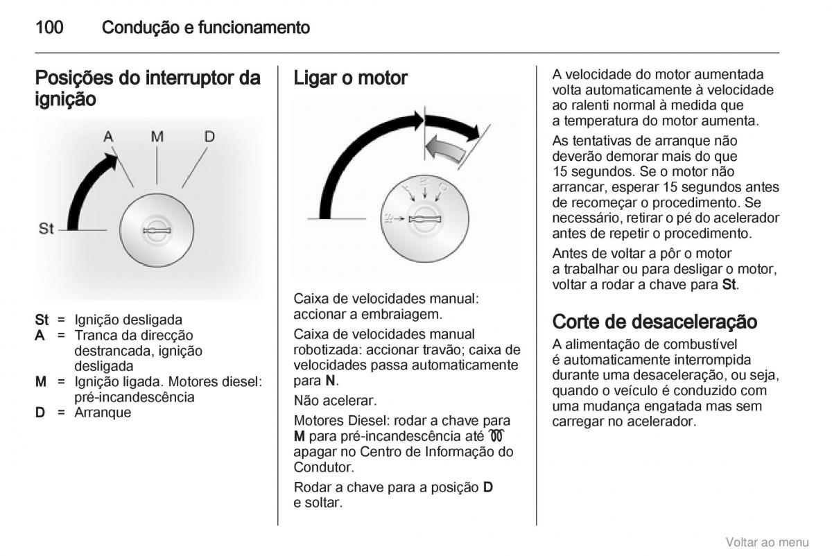 Opel Vivaro I 1 manual del propietario / page 101