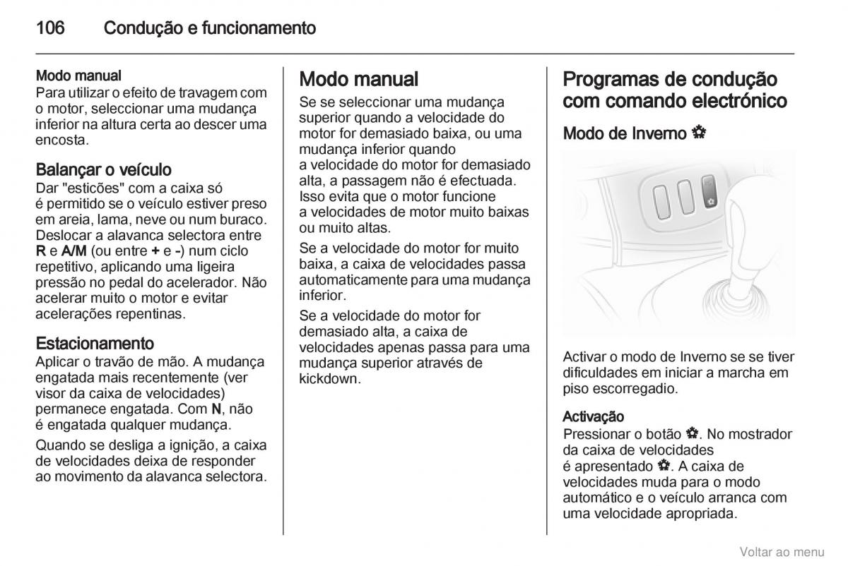 Opel Vivaro I 1 manual del propietario / page 107