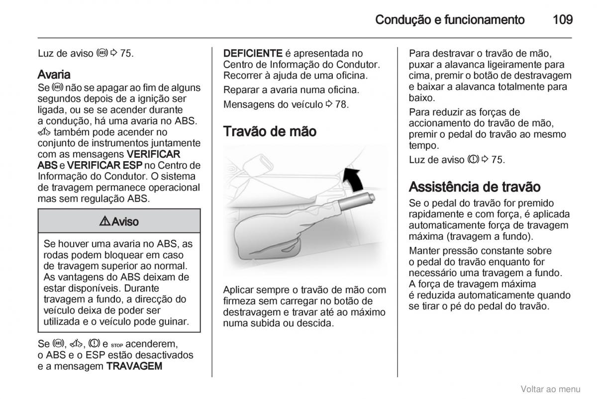 Opel Vivaro I 1 manual del propietario / page 110