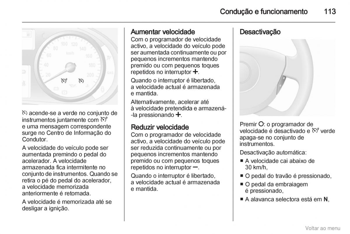 Opel Vivaro I 1 manual del propietario / page 114