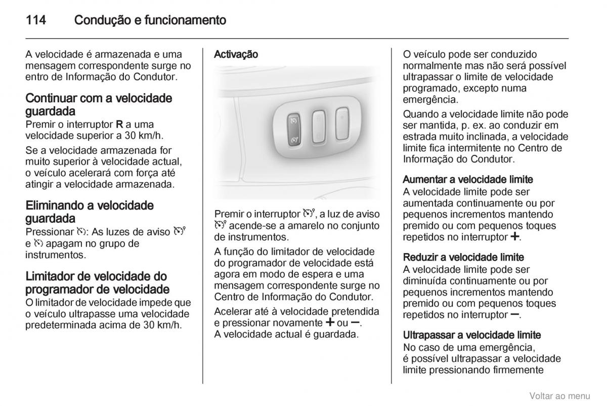 Opel Vivaro I 1 manual del propietario / page 115