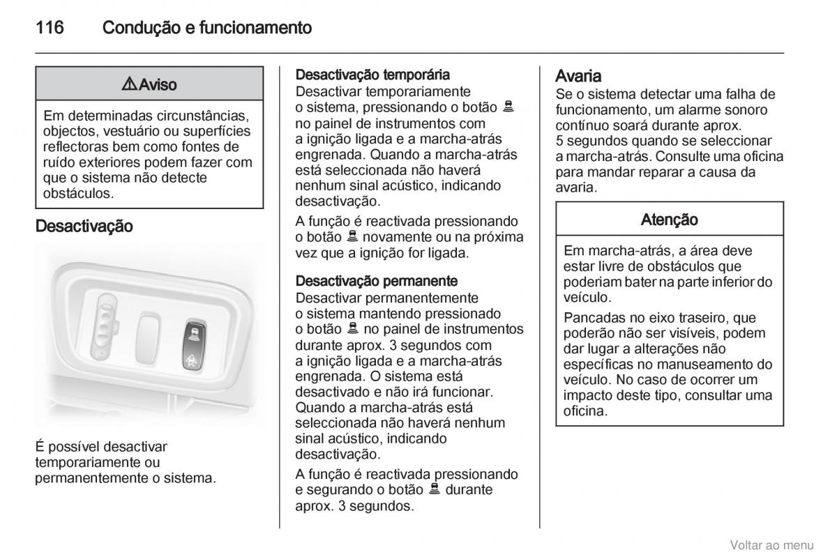 Opel Vivaro I 1 manual del propietario / page 117