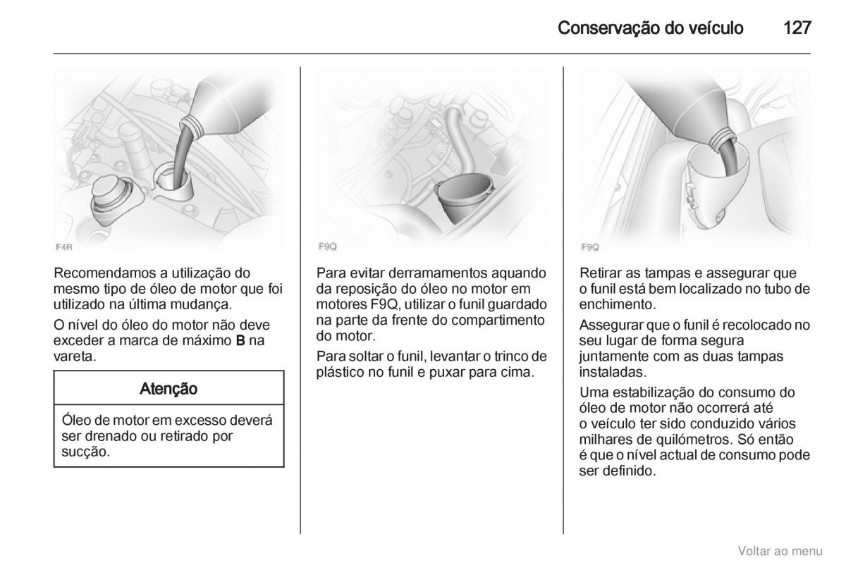 Opel Vivaro I 1 manual del propietario / page 128