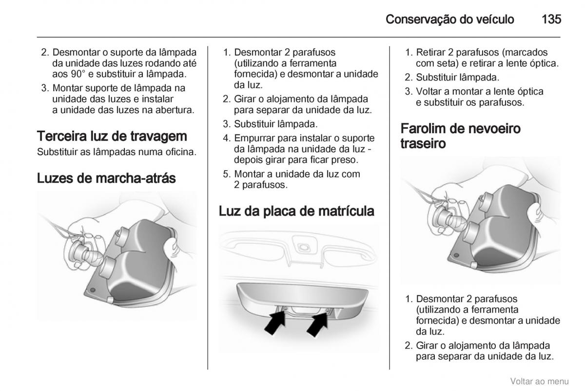 Opel Vivaro I 1 manual del propietario / page 136