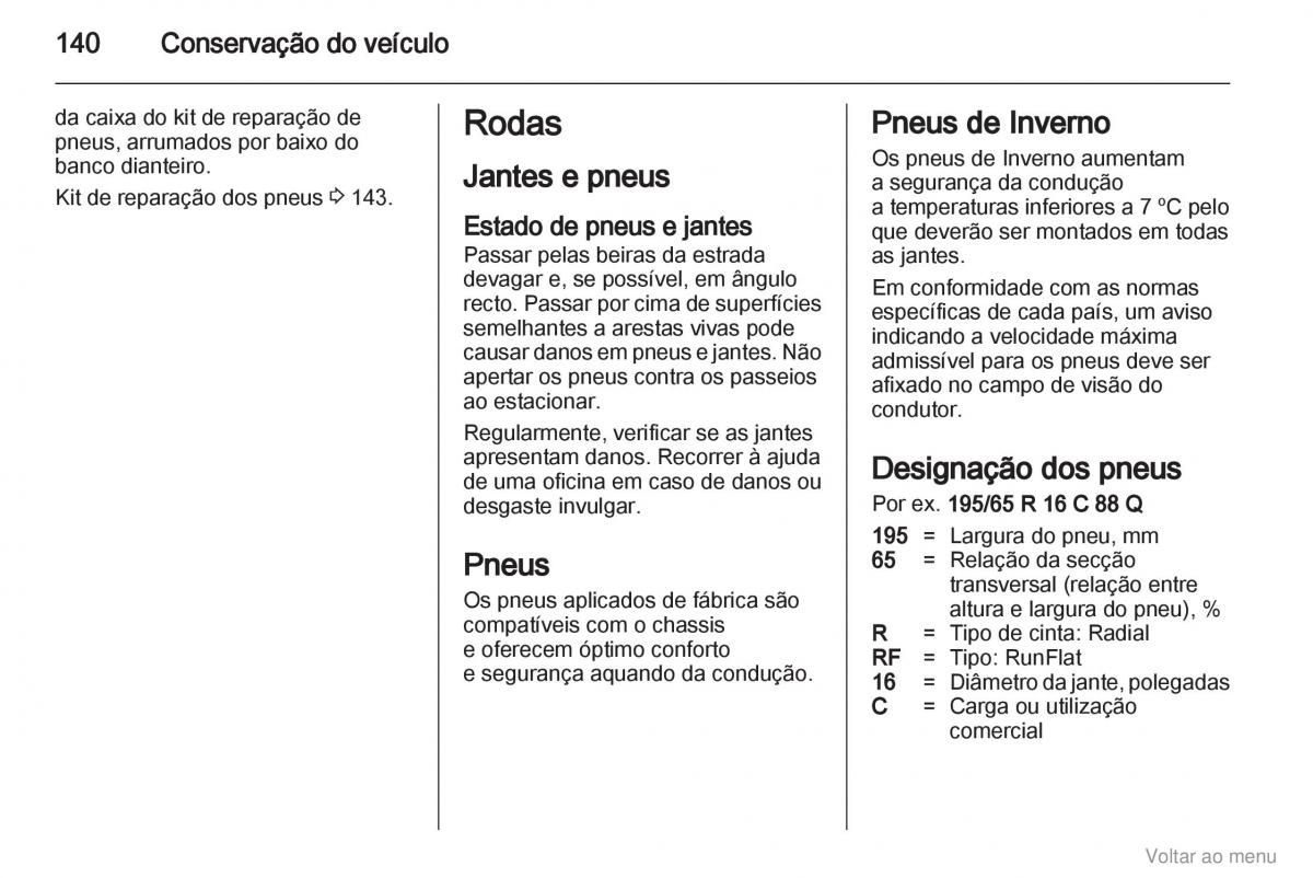 Opel Vivaro I 1 manual del propietario / page 141