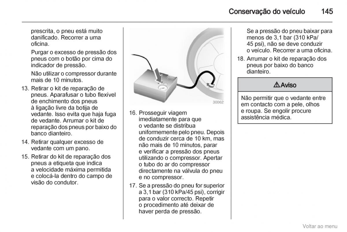 Opel Vivaro I 1 manual del propietario / page 146