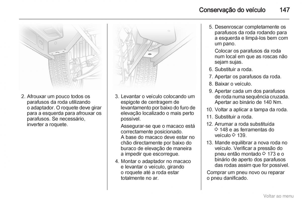 Opel Vivaro I 1 manual del propietario / page 148