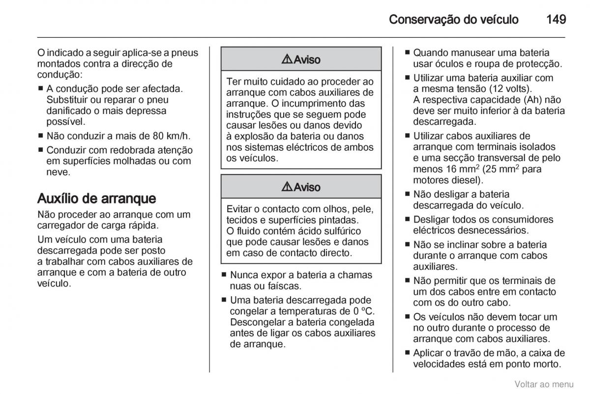 Opel Vivaro I 1 manual del propietario / page 150