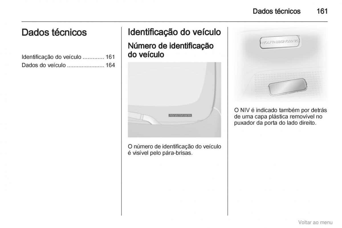 Opel Vivaro I 1 manual del propietario / page 162