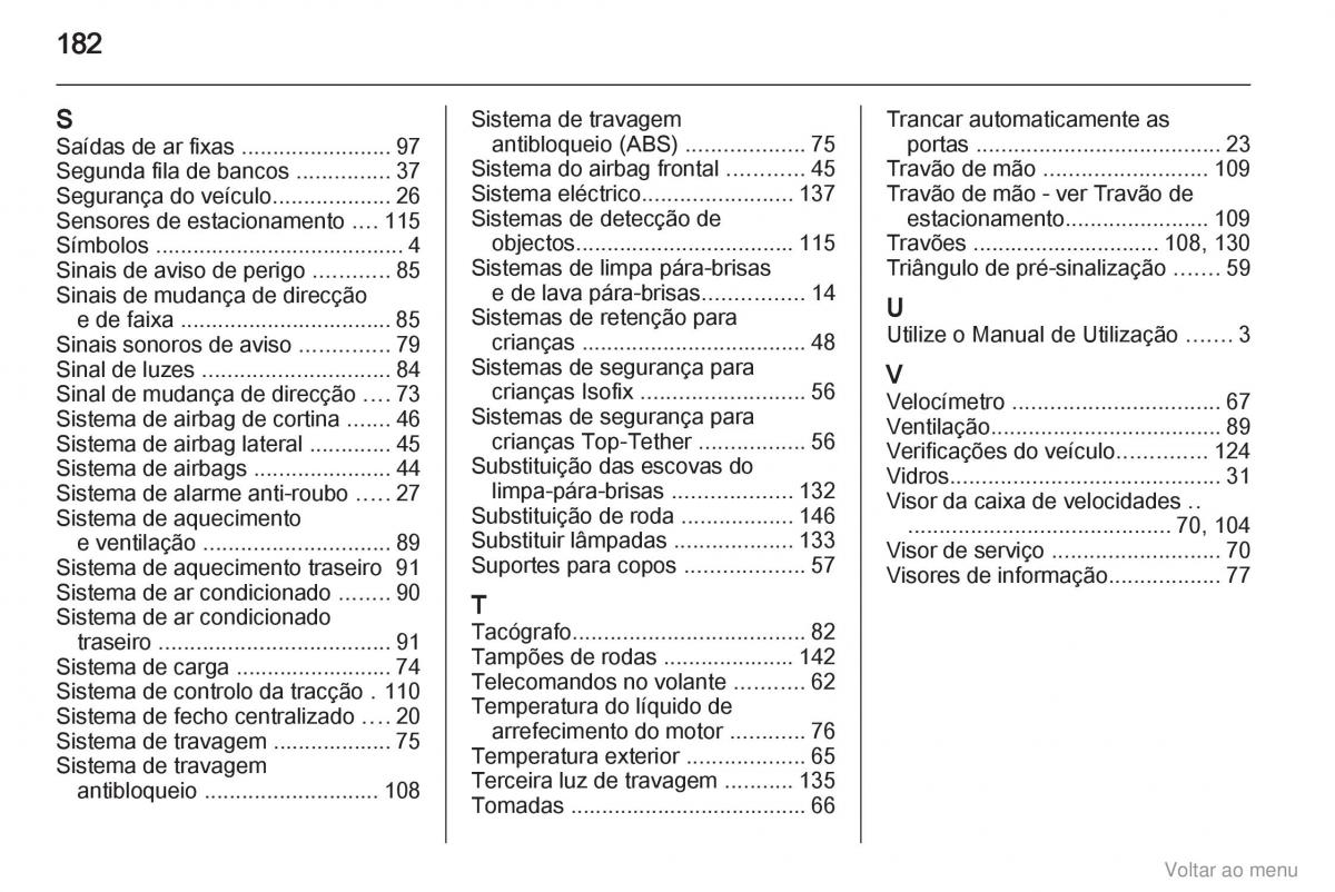 Opel Vivaro I 1 manual del propietario / page 183