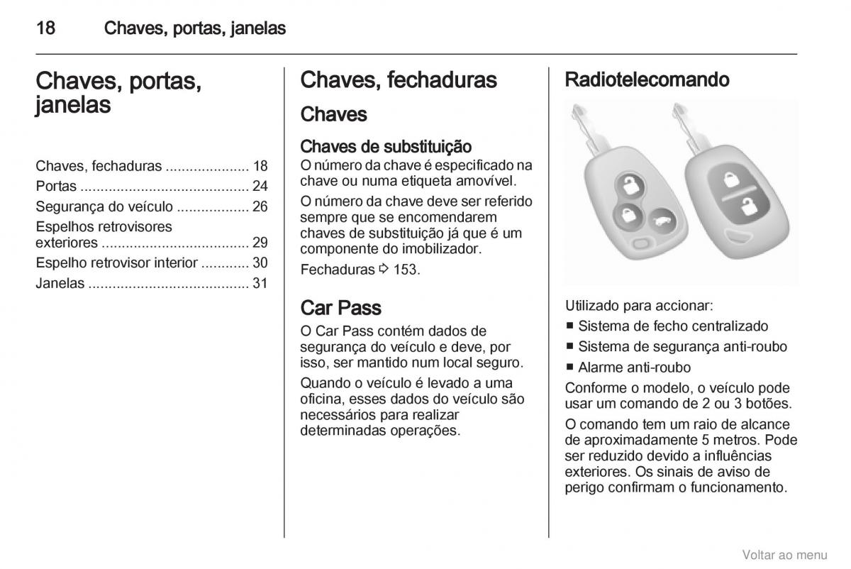 Opel Vivaro I 1 manual del propietario / page 19