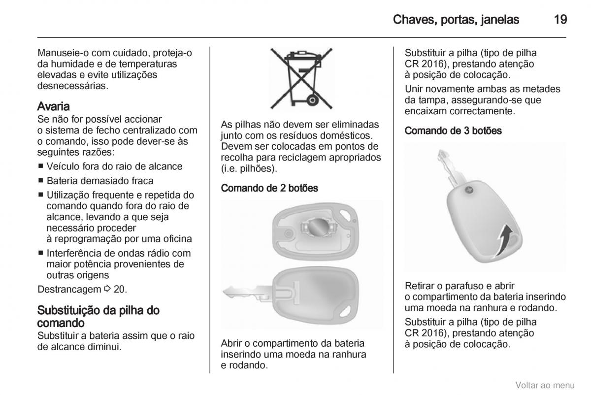 Opel Vivaro I 1 manual del propietario / page 20