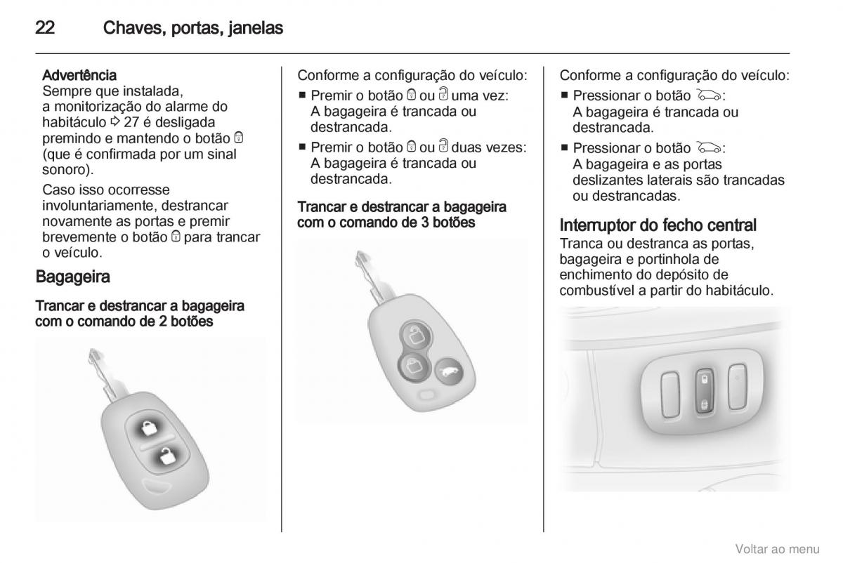 Opel Vivaro I 1 manual del propietario / page 23