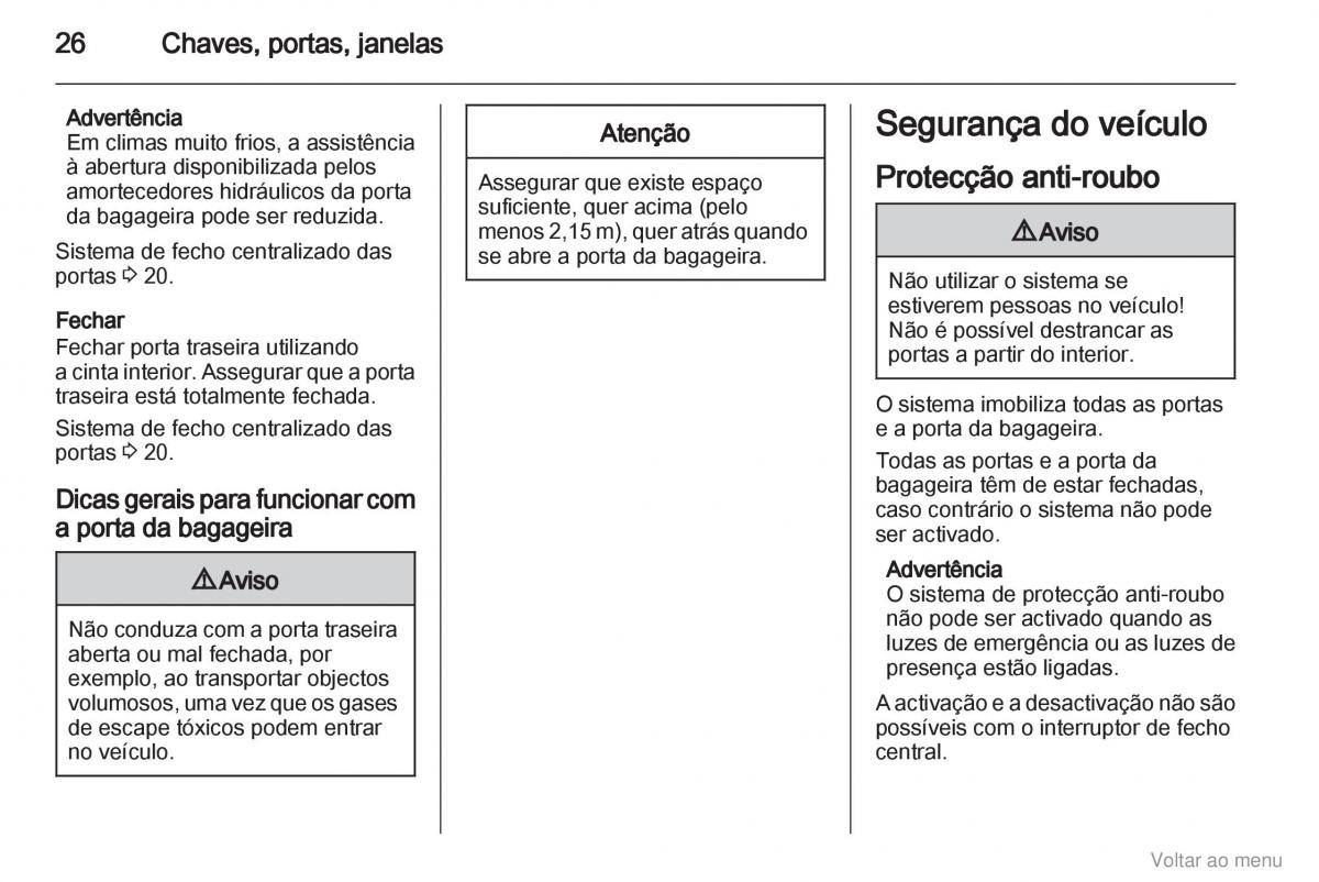 Opel Vivaro I 1 manual del propietario / page 27