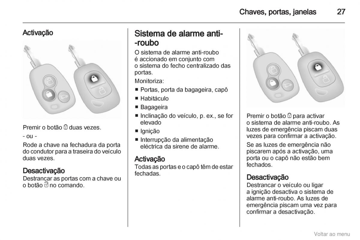 Opel Vivaro I 1 manual del propietario / page 28