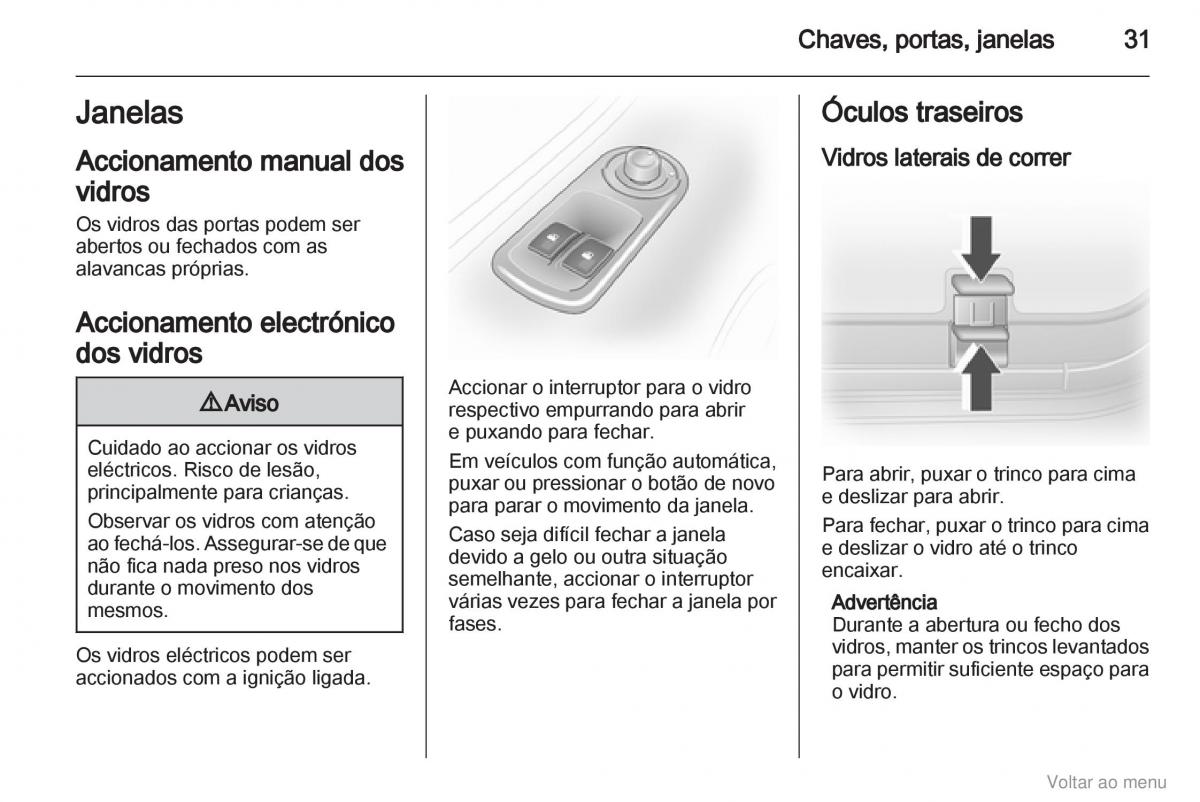 Opel Vivaro I 1 manual del propietario / page 32