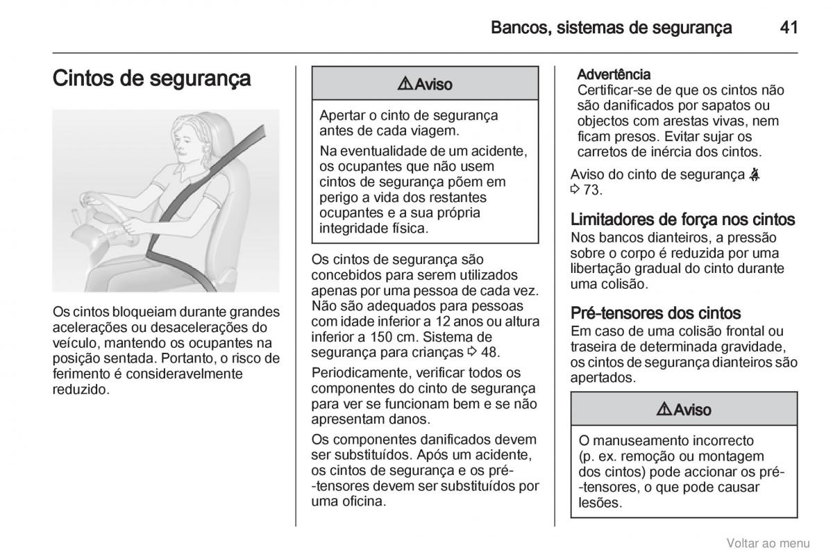 Opel Vivaro I 1 manual del propietario / page 42