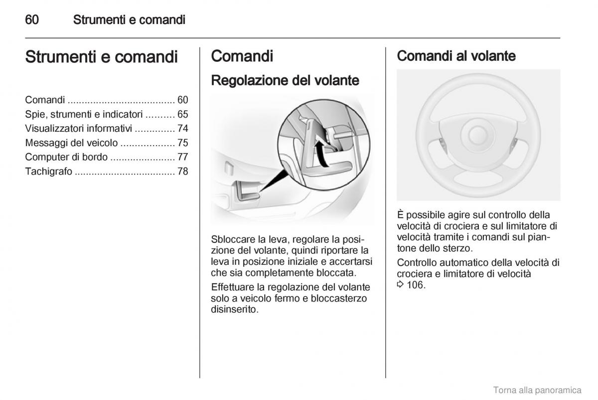 Opel Vivaro I 1 manuale del proprietario / page 61