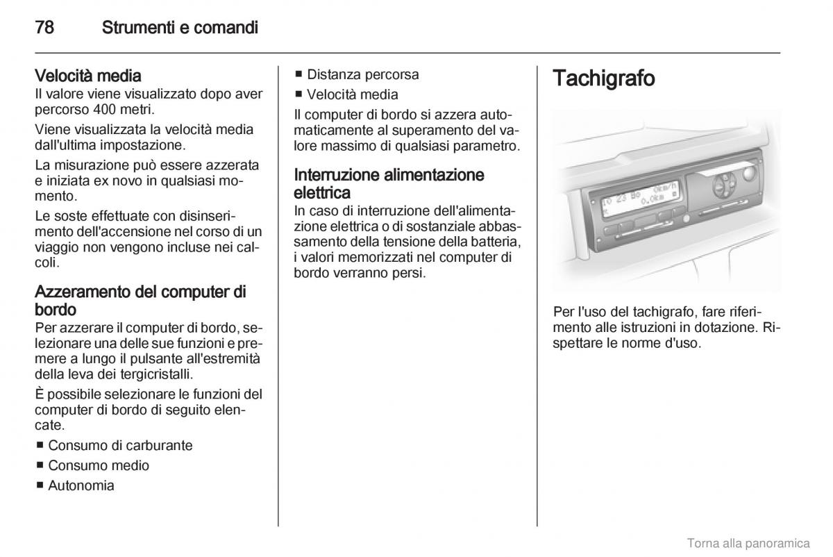 Opel Vivaro I 1 manuale del proprietario / page 79