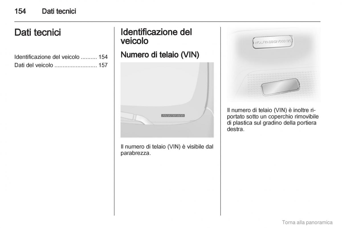 Opel Vivaro I 1 manuale del proprietario / page 155