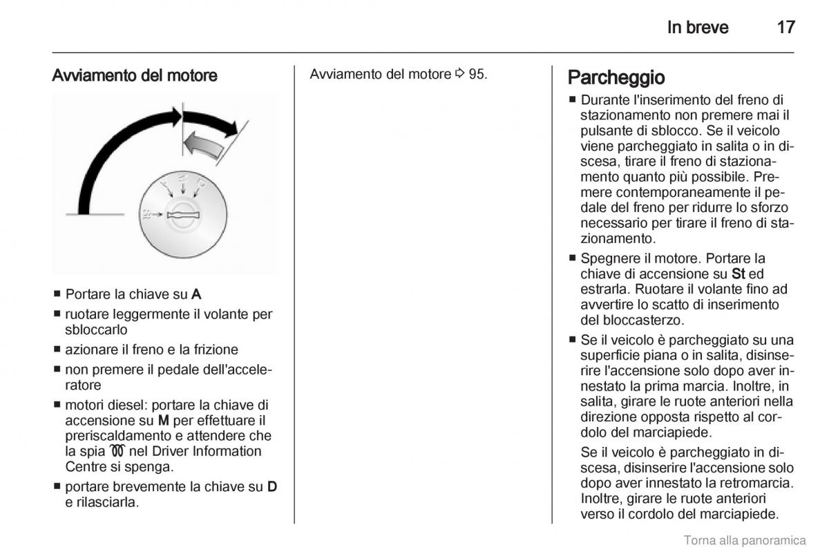 Opel Vivaro I 1 manuale del proprietario / page 18