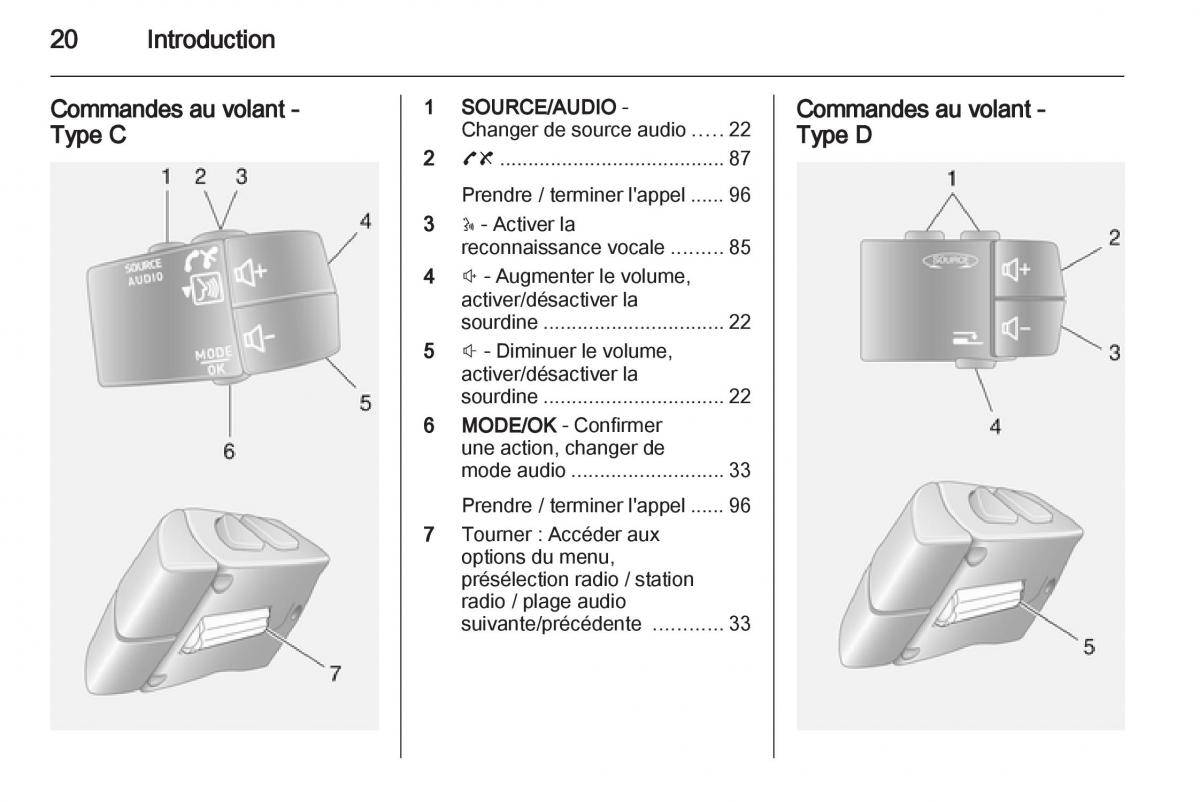 Opel Vivaro I 1 manuel du proprietaire / page 20