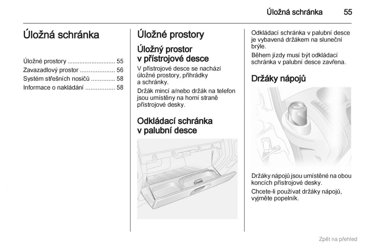 Opel Vivaro I 1 navod k obsludze / page 56