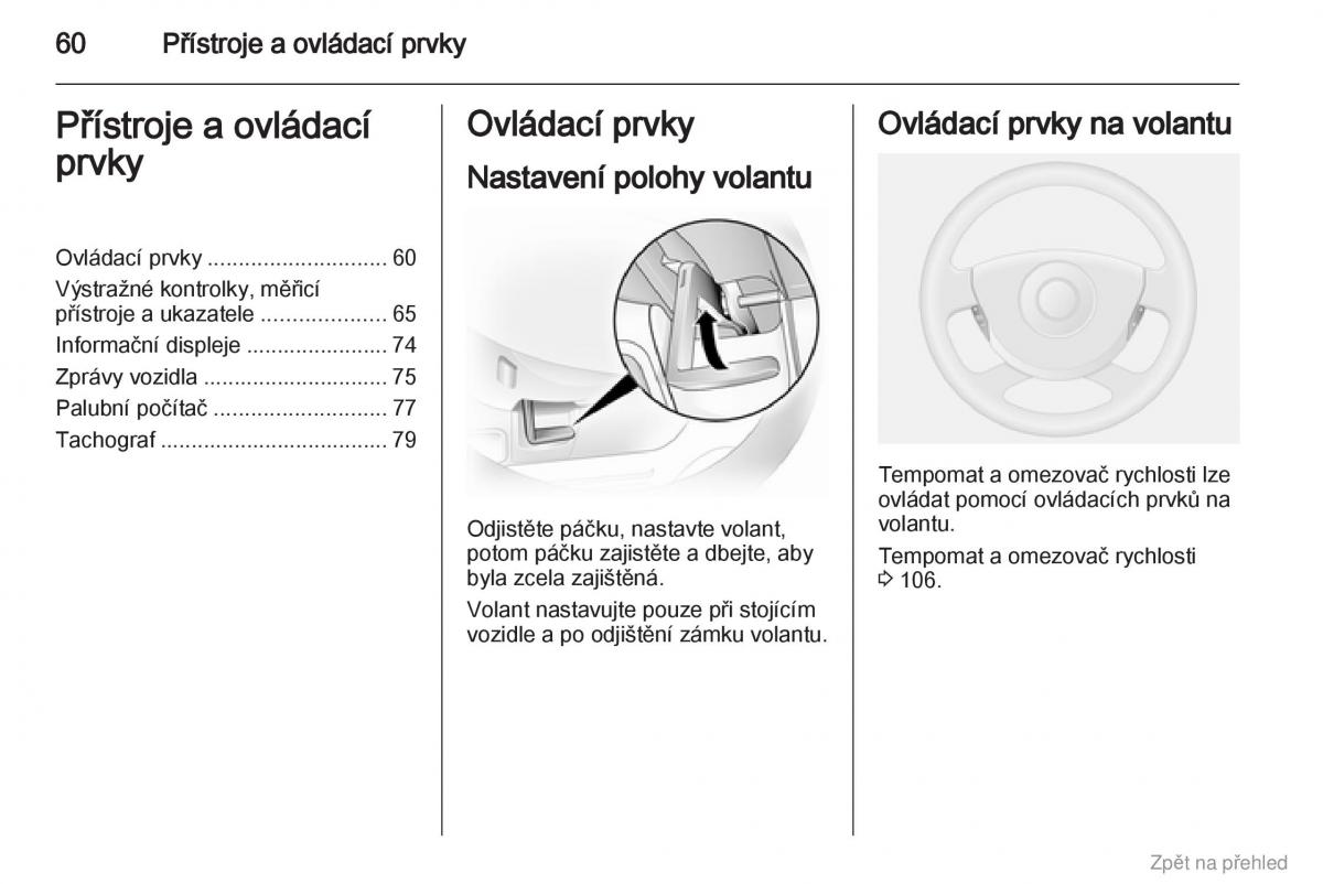 Opel Vivaro I 1 navod k obsludze / page 61