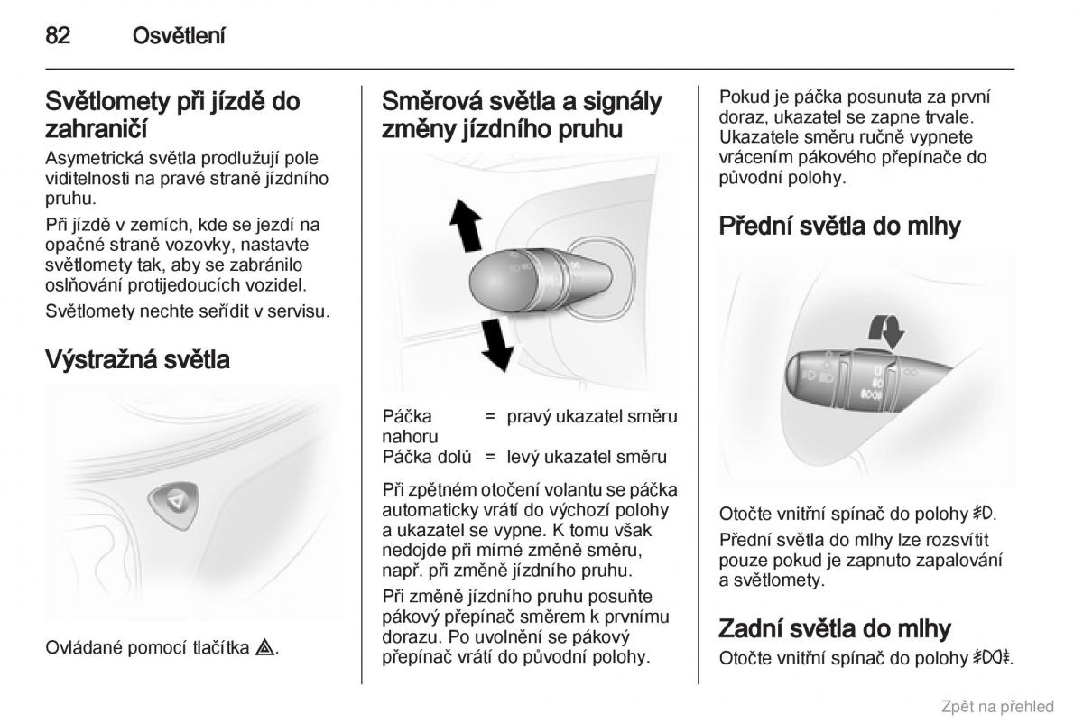 Opel Vivaro I 1 navod k obsludze / page 83