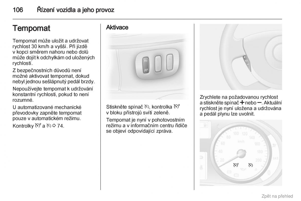 Opel Vivaro I 1 navod k obsludze / page 107