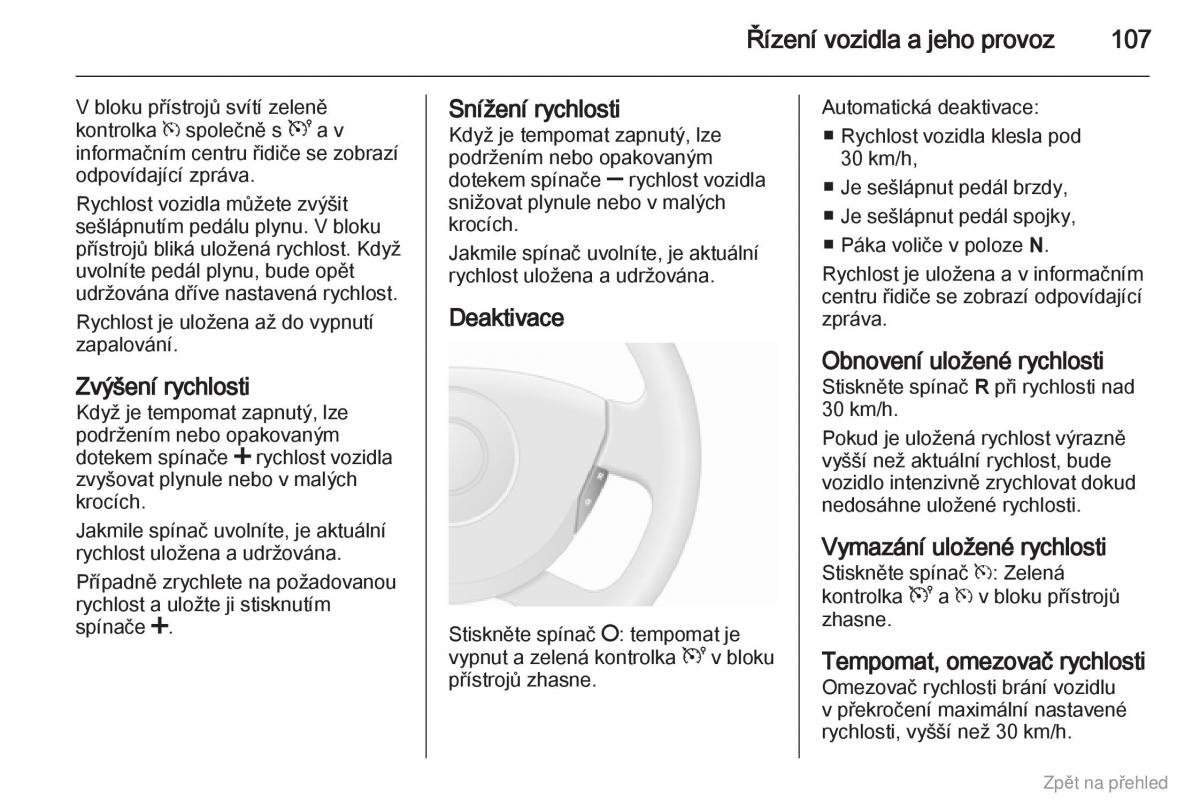 Opel Vivaro I 1 navod k obsludze / page 108