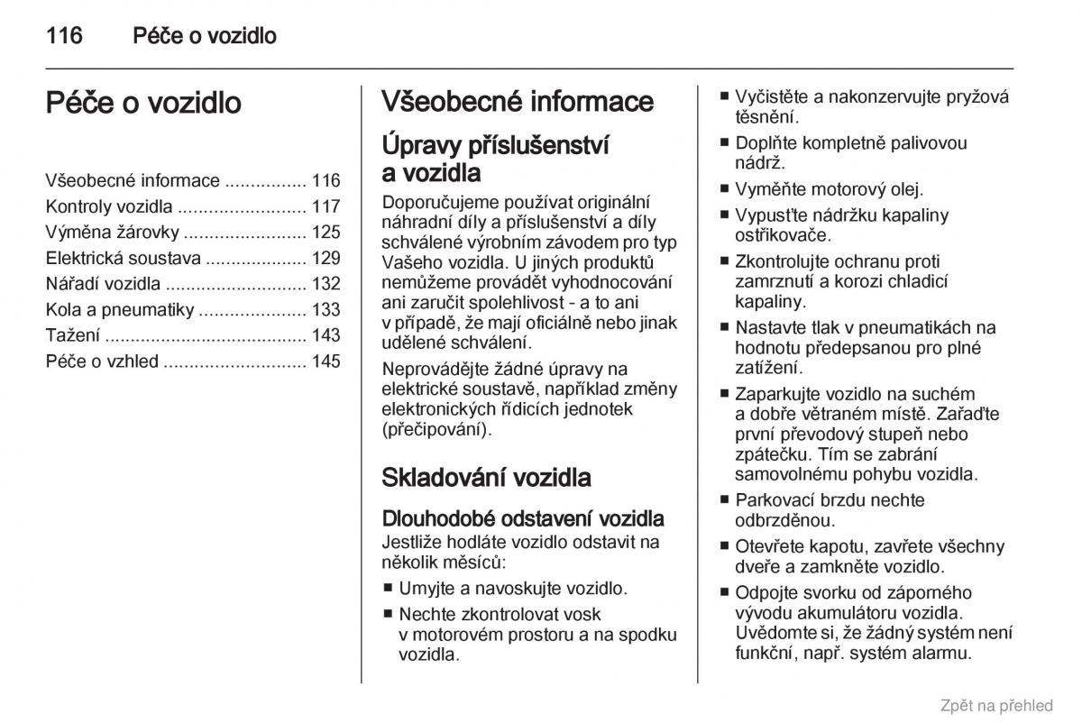 Opel Vivaro I 1 navod k obsludze / page 117