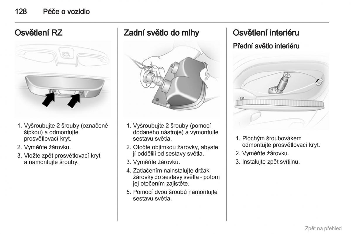 Opel Vivaro I 1 navod k obsludze / page 129