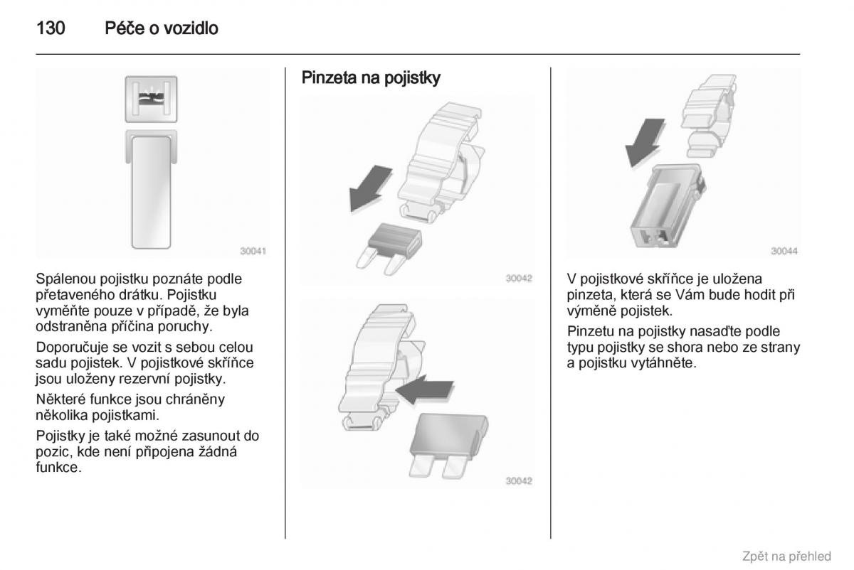 Opel Vivaro I 1 navod k obsludze / page 131