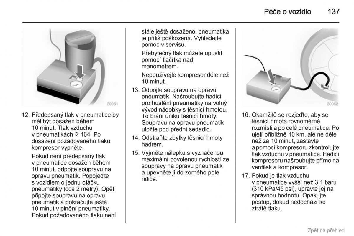 Opel Vivaro I 1 navod k obsludze / page 138