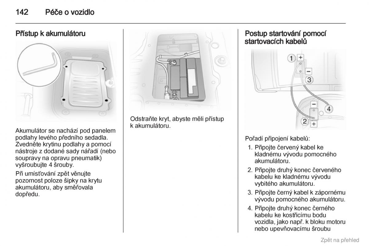 Opel Vivaro I 1 navod k obsludze / page 143