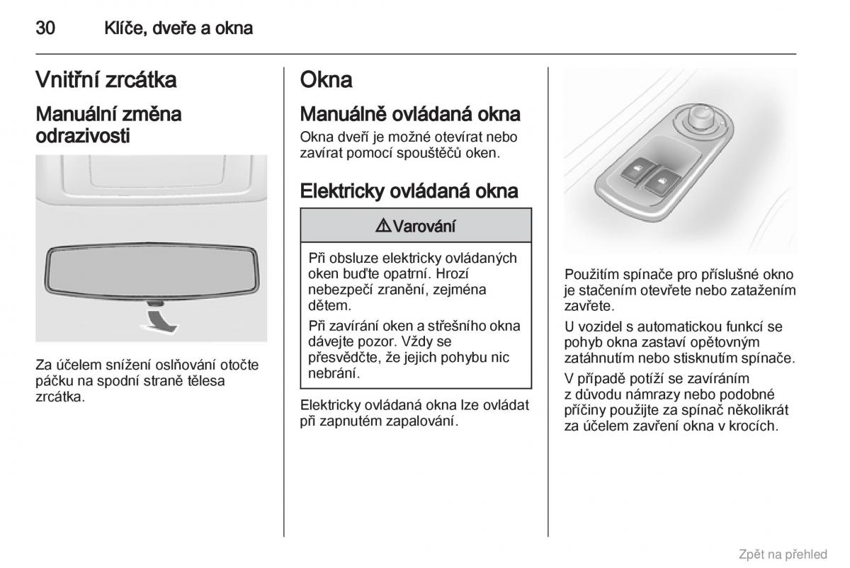 Opel Vivaro I 1 navod k obsludze / page 31