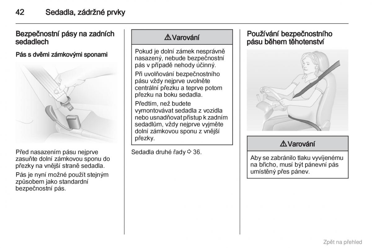 Opel Vivaro I 1 navod k obsludze / page 43